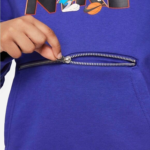 Nike | Dri-FIT x Space Jam A New Legacy Kids Sweatshirt Hoodie in Lt Concord | 7 - Picture 6 of 9
